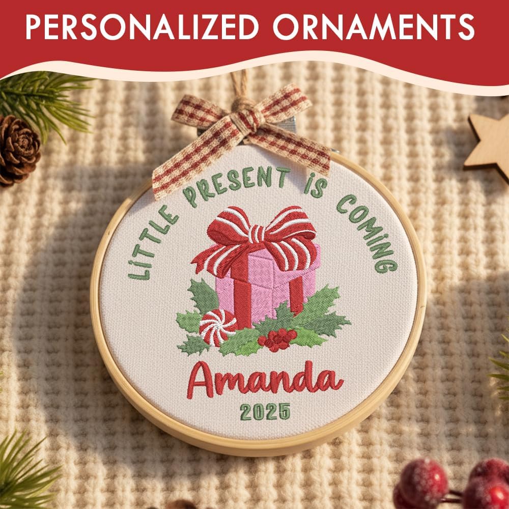 Personalized Baby's First Christmas Ornament — 12 — image 8