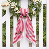 Monogram Personalized Wreath Sash — 7 - Horse Racing — image 2