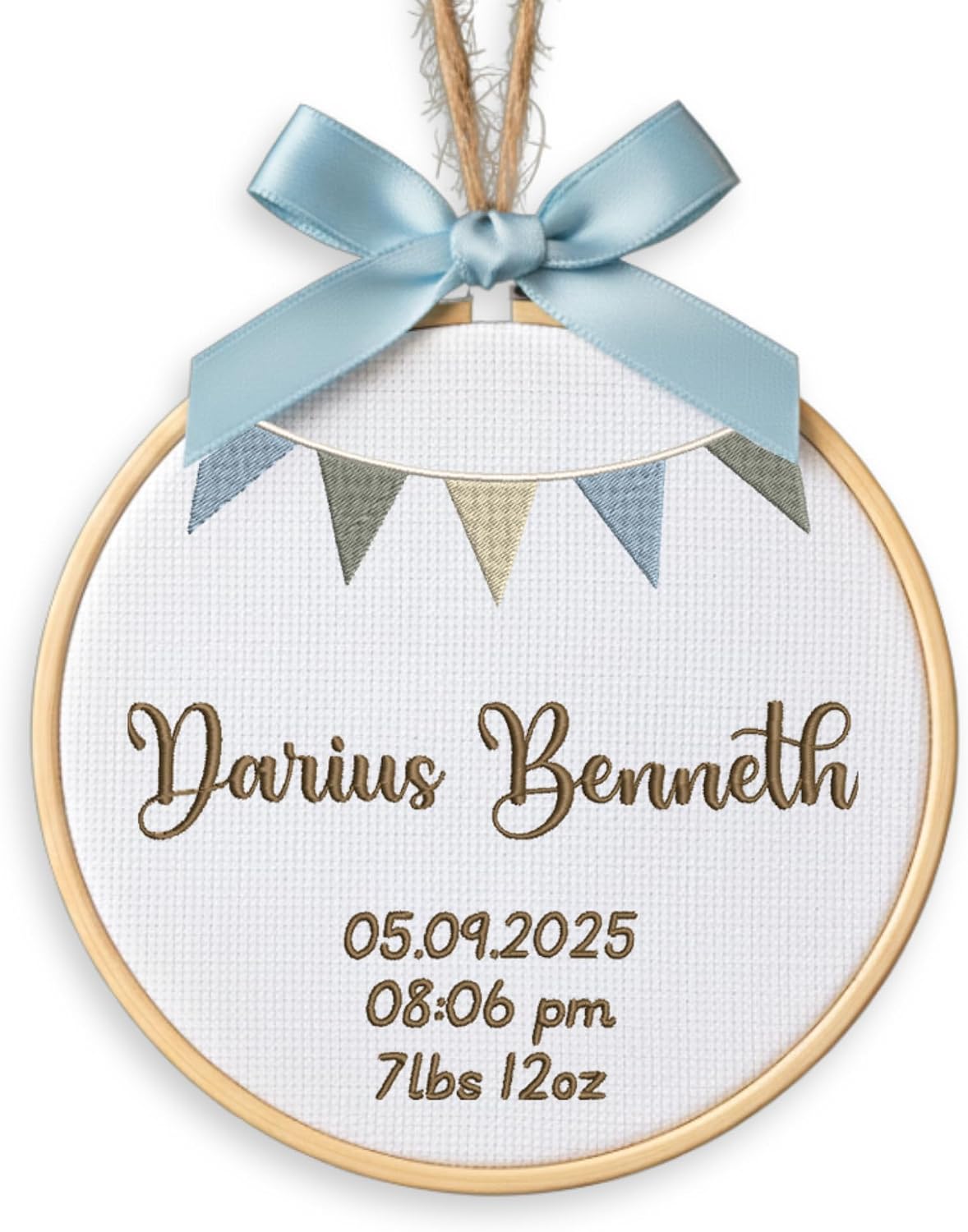 Personalized Baby's First Christmas Ornament — 5