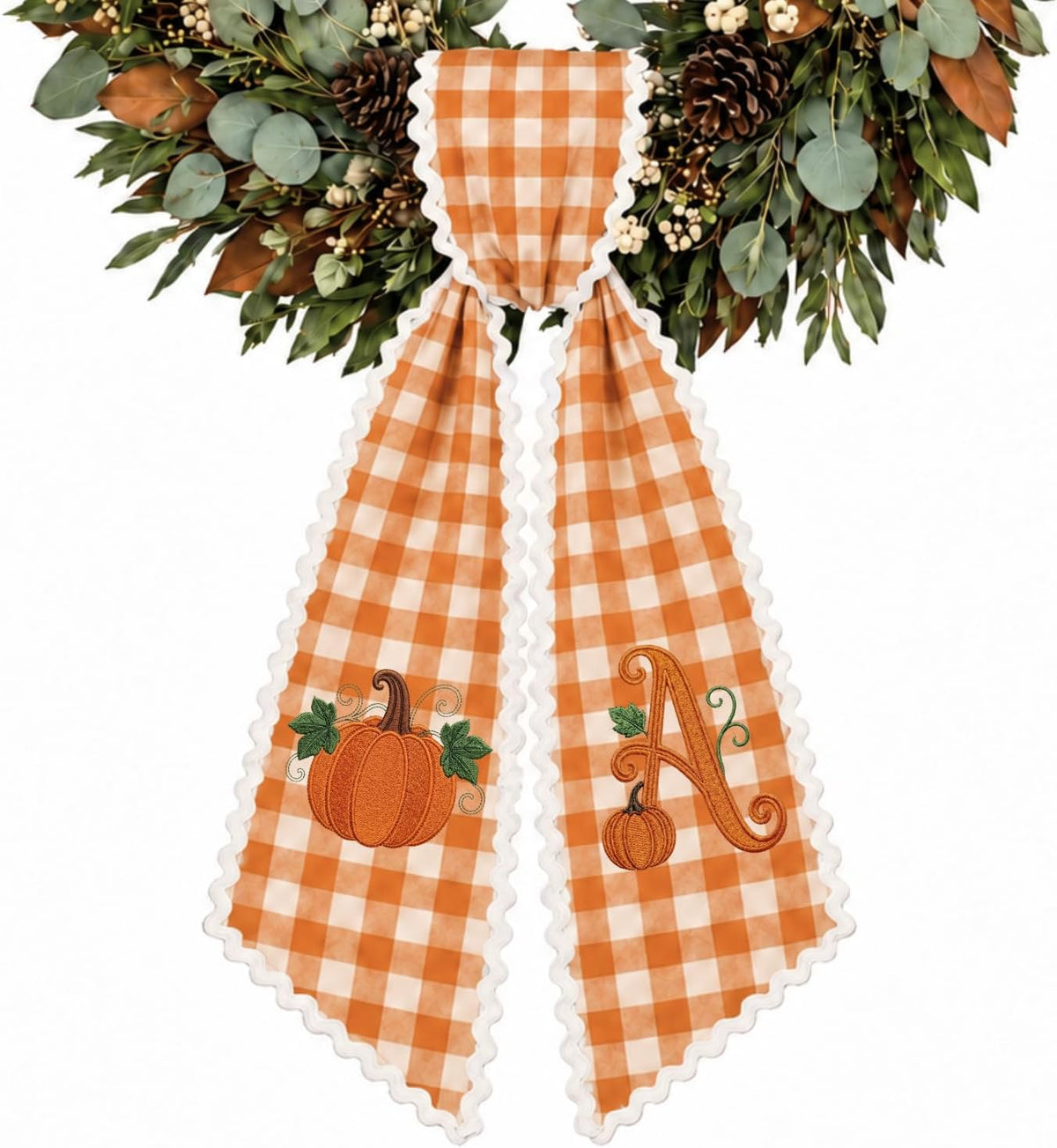 Halloween Personalized Wreath Sash