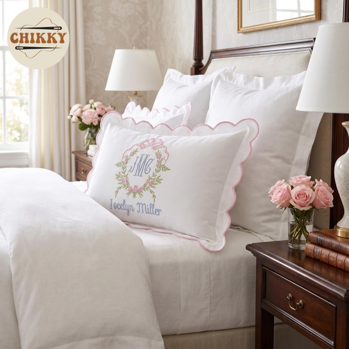 Personalized Embroidered Pillow Cover — 20 — image 4