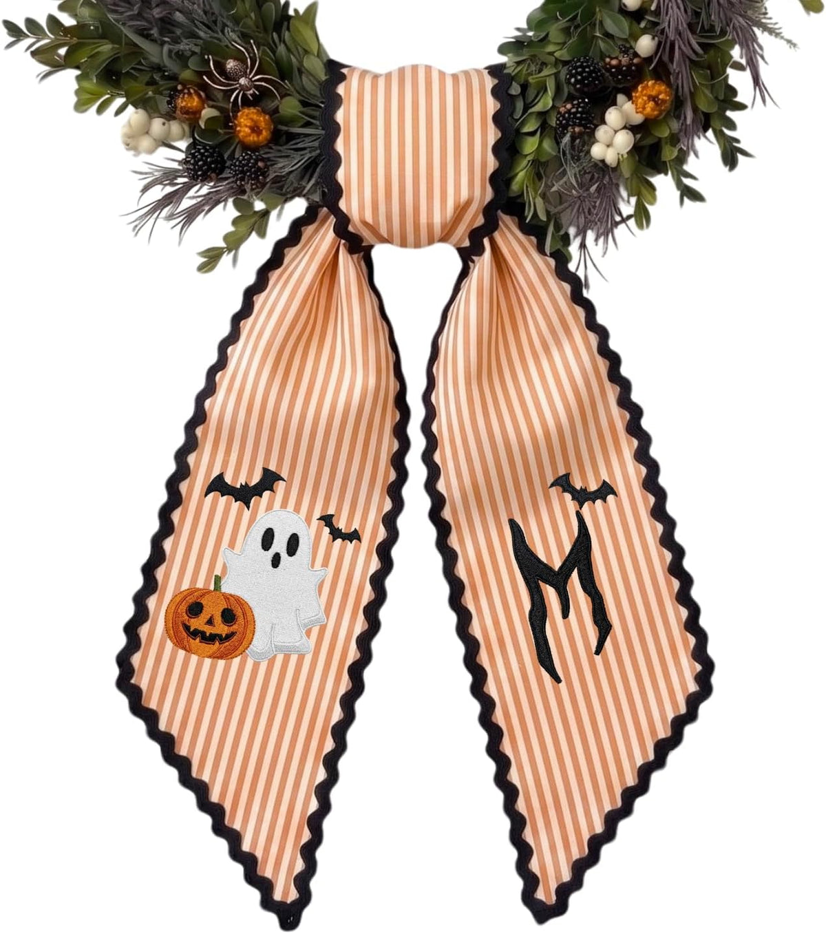 Halloween Personalized Wreath Sash