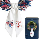 Monogram Personalized Wreath Sash — 9-4th of July