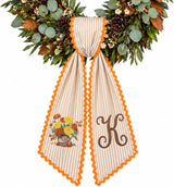 Halloween Personalized Wreath Sash