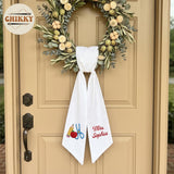 Monogram Personalized Wreath Sash — image 5