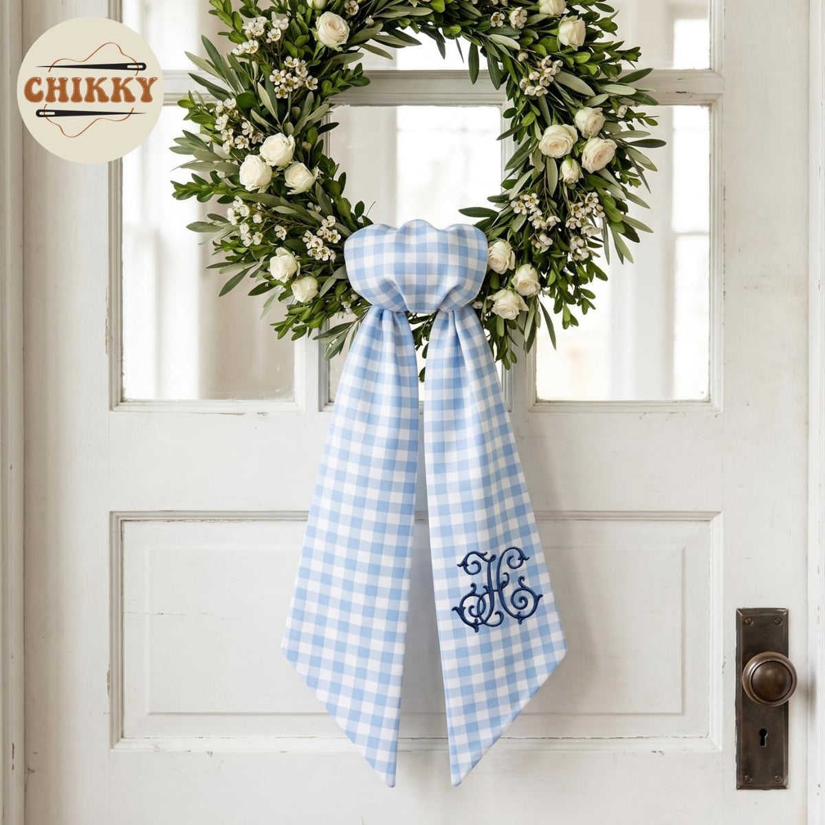 Christmas Personalized Wreath Sash — image 6