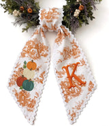 Halloween Personalized Wreath Sash