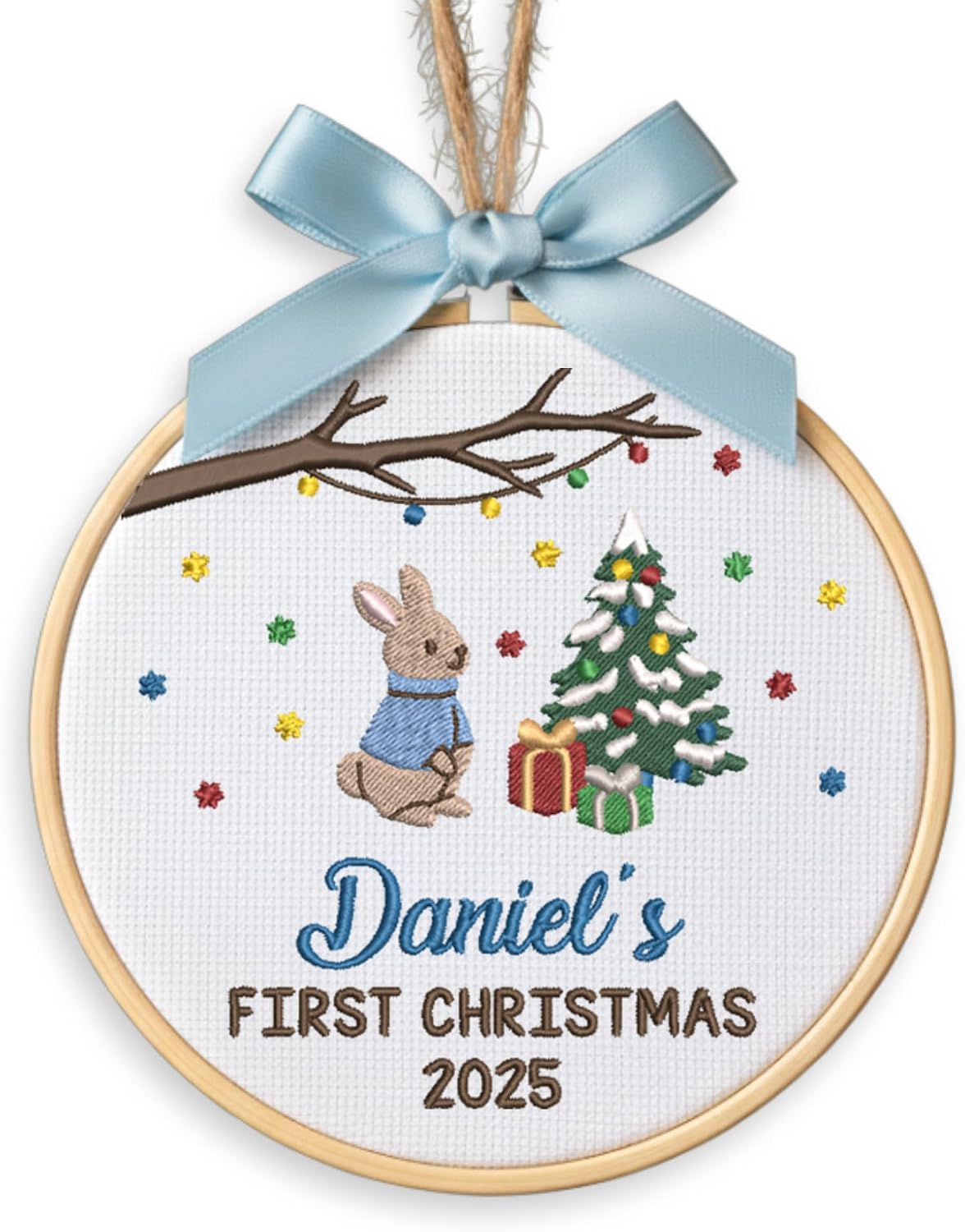 Personalized Baby's First Christmas Ornament — 2