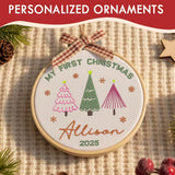 Personalized Baby's First Christmas Ornament — 7 — image 8