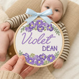 Personalized Embroidered Baby Name Hoop — 2 — image 5