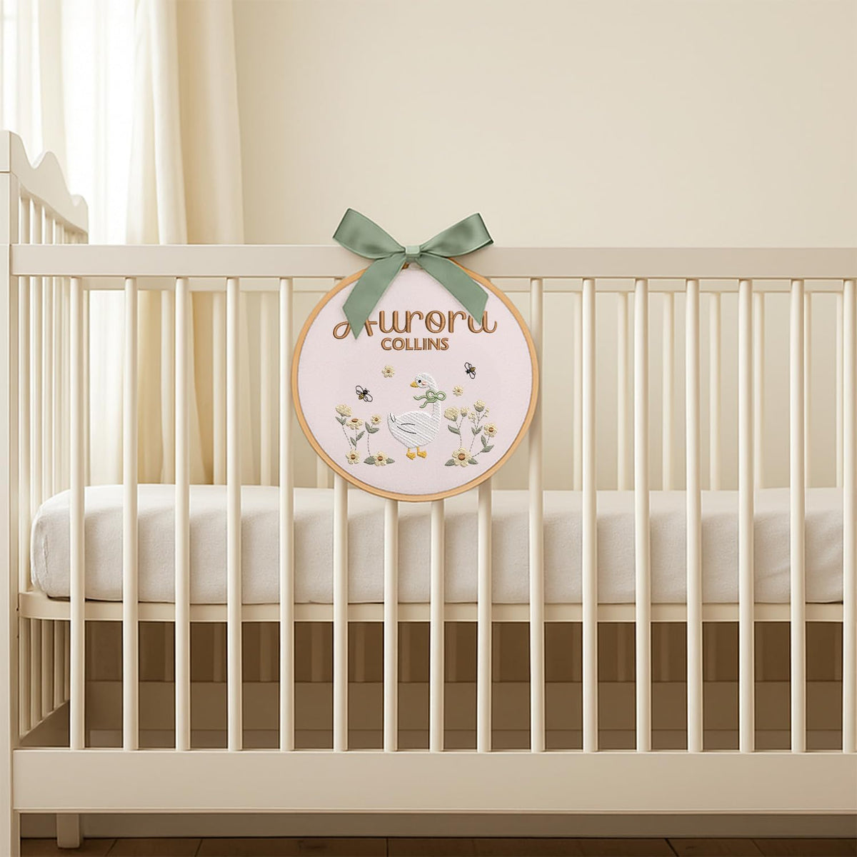 Personalized Embroidered Baby Name Hoop — 7 — image 6