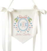 Personalized Embroidered Baby Name Banner — 13