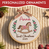 Personalized Baby's First Christmas Ornament — 6 — image 8
