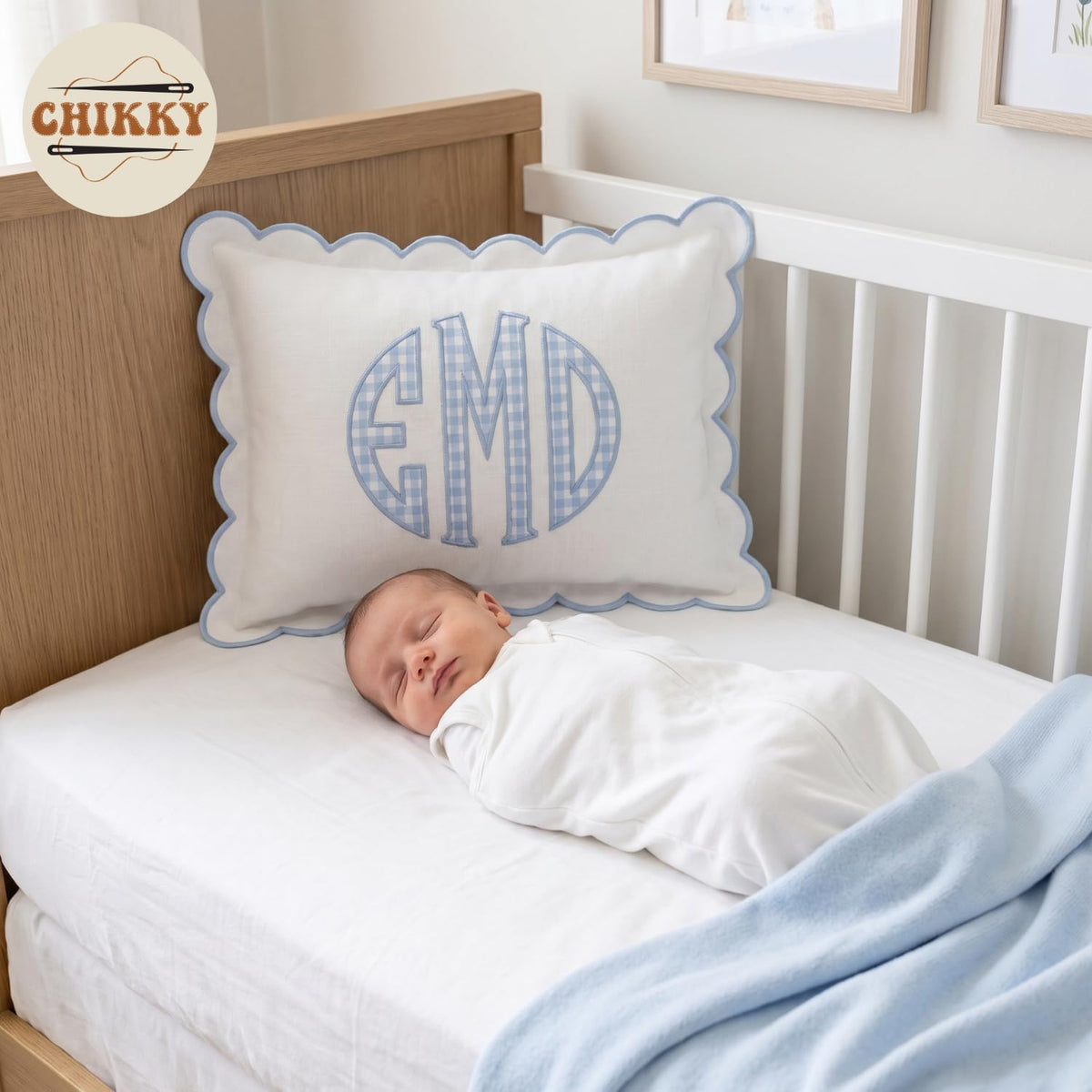 Personalized Embroidered Pillow Cover — image 3