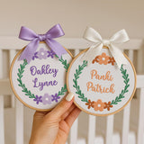 Personalized Embroidered Baby Name Hoop — 5 — image 3