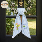 Monogram Personalized Wreath Sash — 4 - Tulip Bouquet — image 5