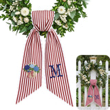 Patriotic Personalized Wreath Sash