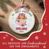 Personalized Baby's First Christmas Ornament — 6 — image 4