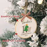 Personalized Baby's First Christmas Ornament — 2 — image 6