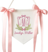 Personalized Embroidered Baby Name Banner — 1