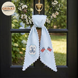 Patriotic Personalized Wreath Sash — 1 - American Flag — image 2