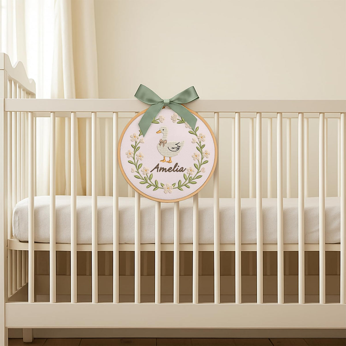 Personalized Embroidered Baby Name Hoop — 6 — image 6