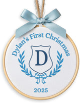 Personalized Baby's First Christmas Ornament — 8