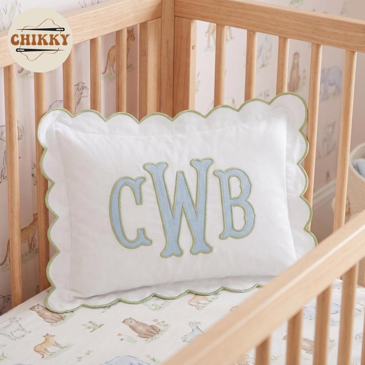 Personalized Embroidered Pillow Cover — image 2