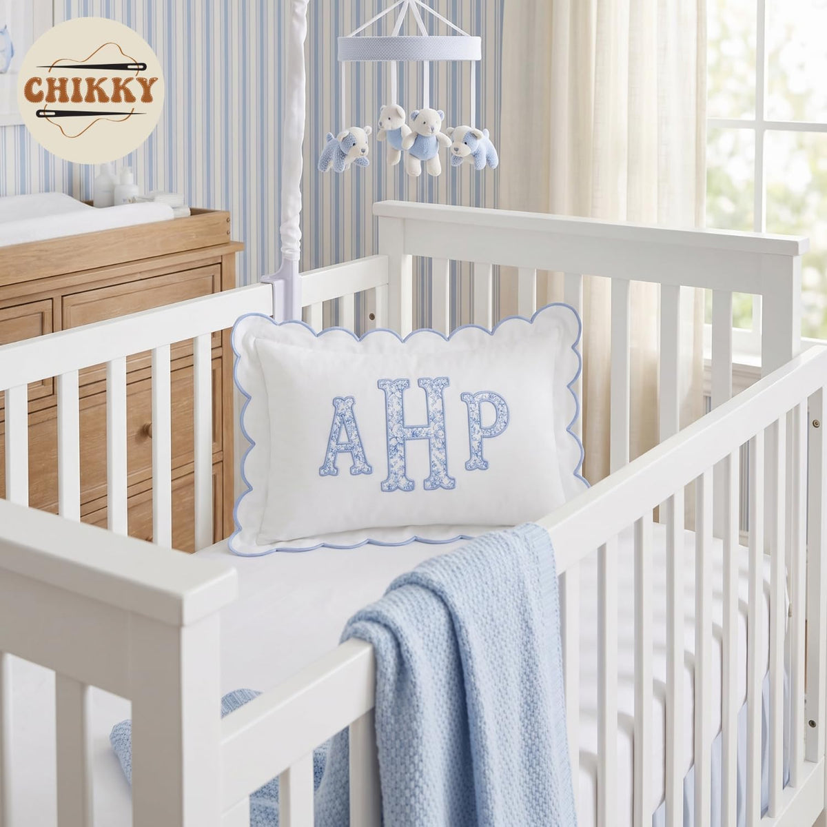 Personalized Embroidered Pillow Cover — image 5