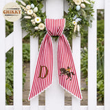 Monogram Personalized Wreath Sash — 11 - Cowboy — image 5