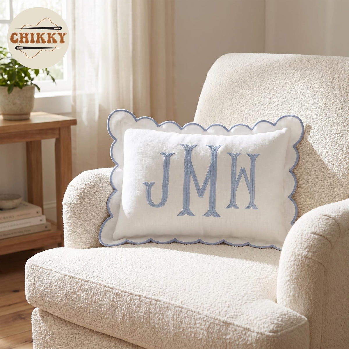 Personalized Embroidered Pillow Cover — image 5