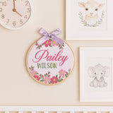 Personalized Embroidered Baby Name Hoop — 13 — image 5