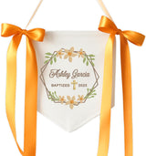 Personalized Embroidered Baby Name Banner — 5