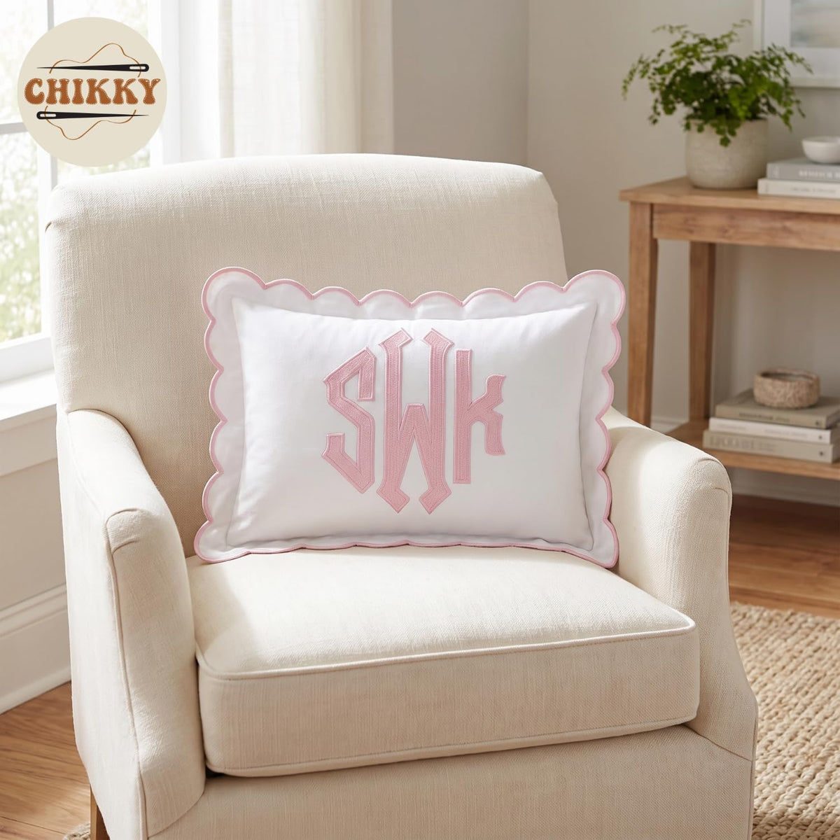 Personalized Embroidered Pillow Cover — 8 — image 5