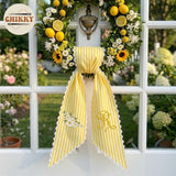 Monogram Personalized Wreath Sash — 3 - Daisy — image 2