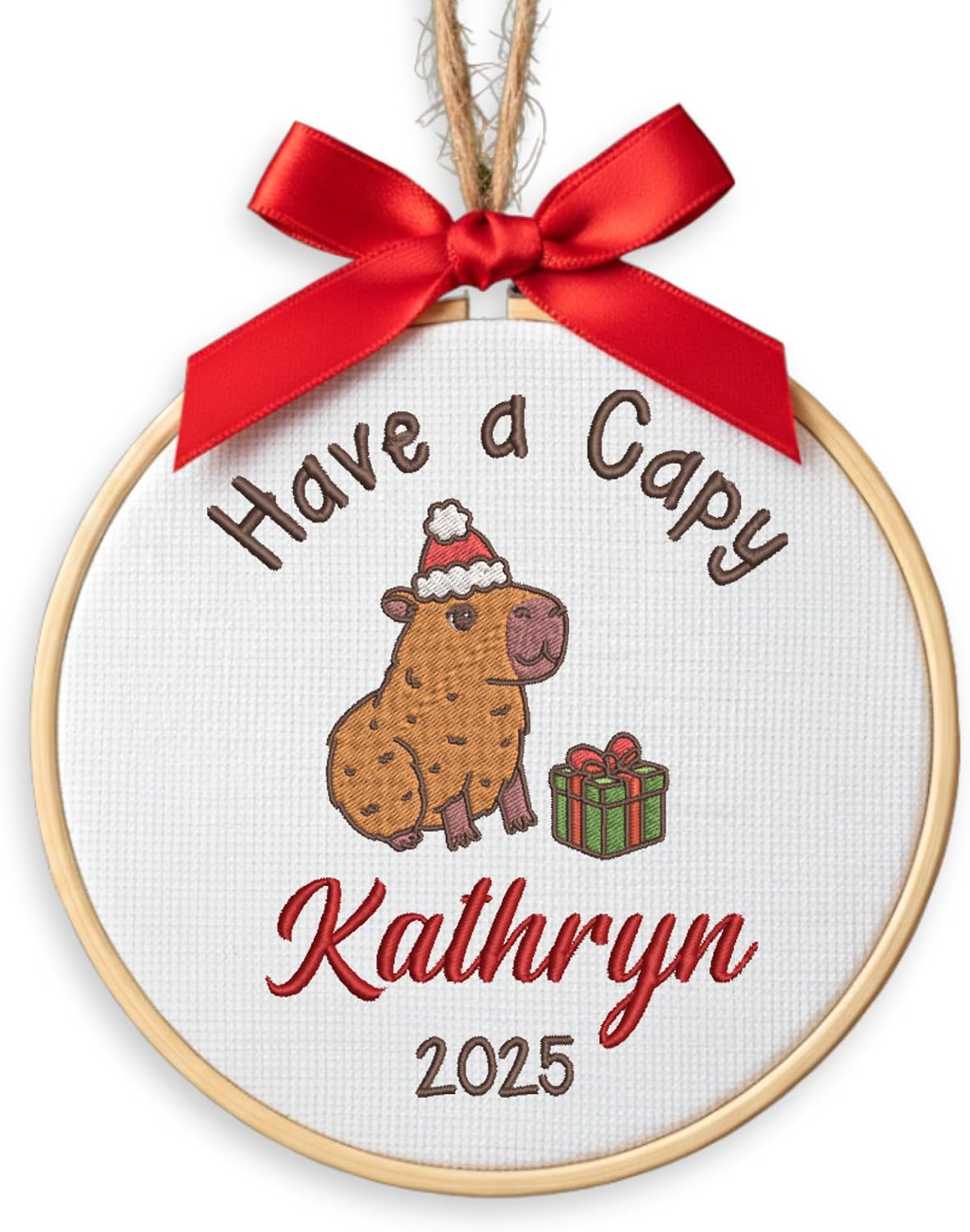 Personalized Baby's First Christmas Ornament — 10