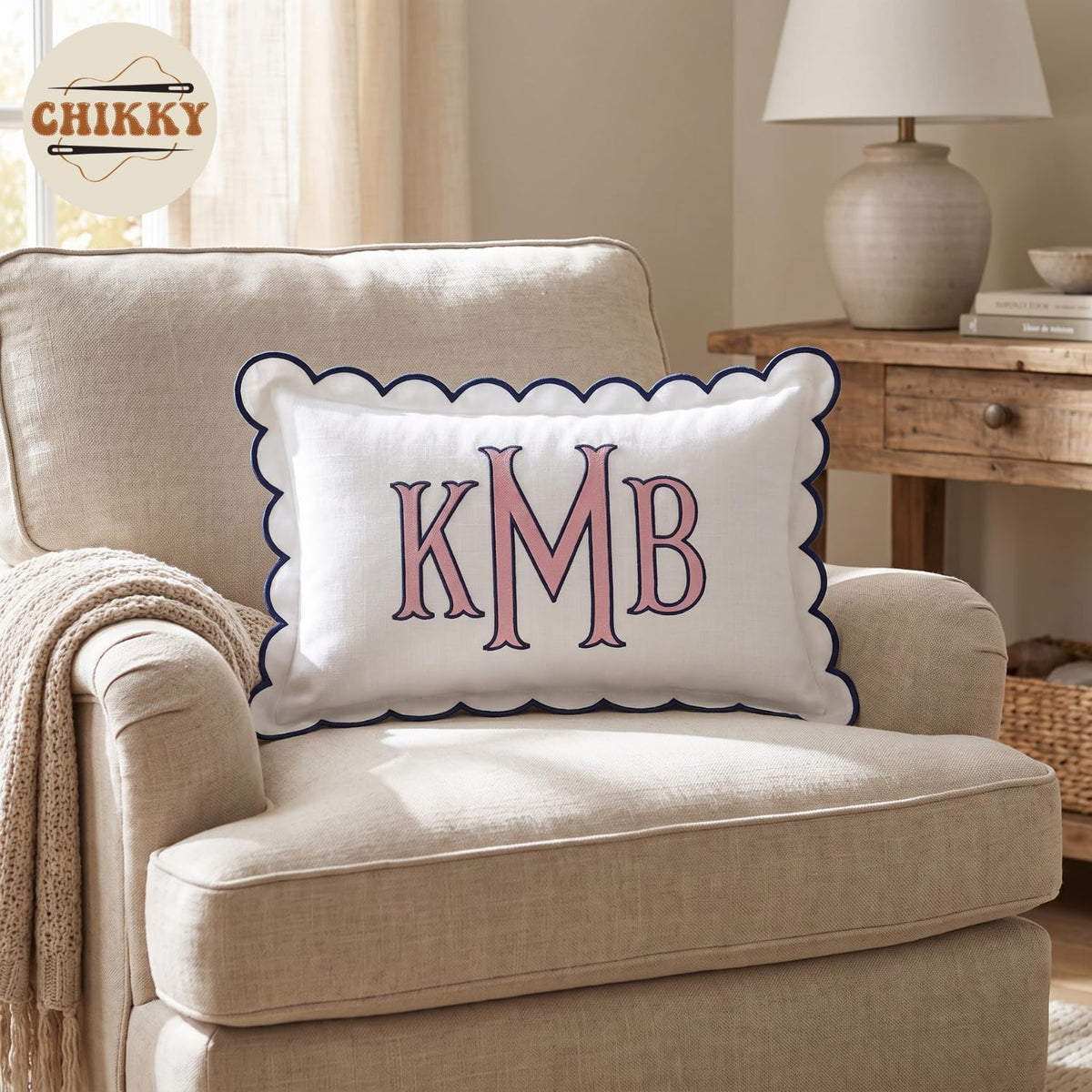 Personalized Embroidered Pillow Cover — image 5