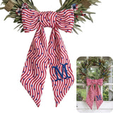 Monogram Personalized Wreath Sash — 10 - Monogram