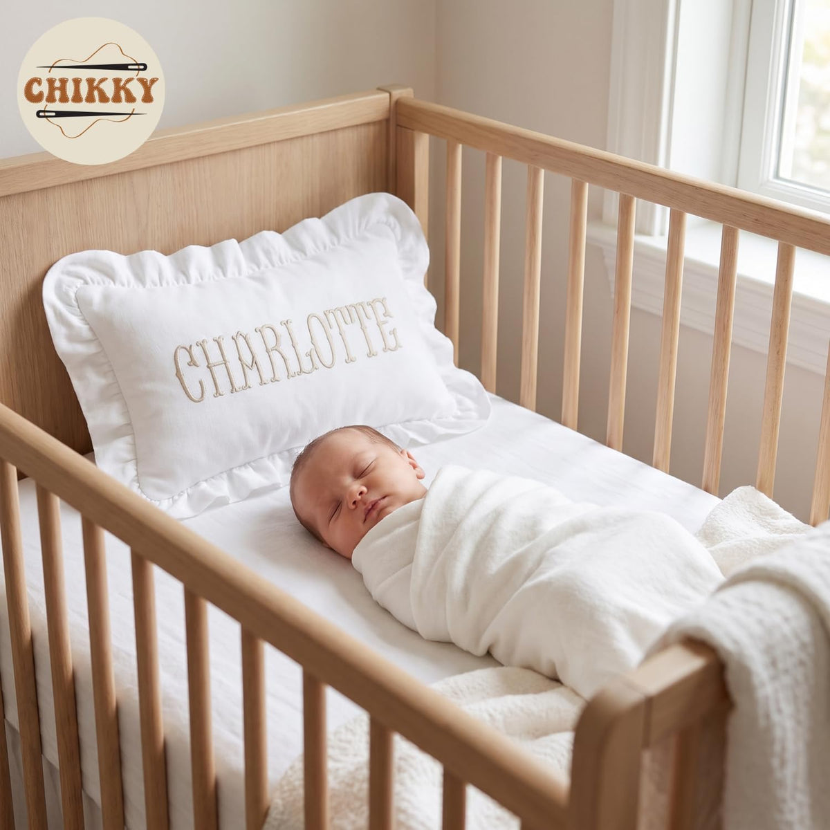 Personalized Embroidered Pillow Cover — 27 — image 2