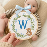 Personalized Embroidered Baby Name Hoop — 10 — image 5
