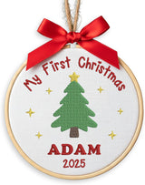 Personalized Baby's First Christmas Ornament — 7
