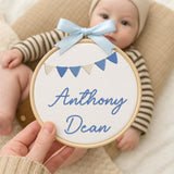 Personalized Embroidered Baby Name Hoop — 7 — image 5