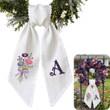 Christmas Personalized Wreath Sash — 25