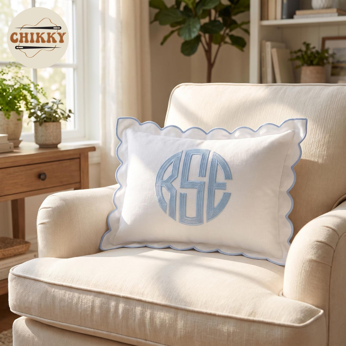 Personalized Embroidered Pillow Cover — 6 — image 5