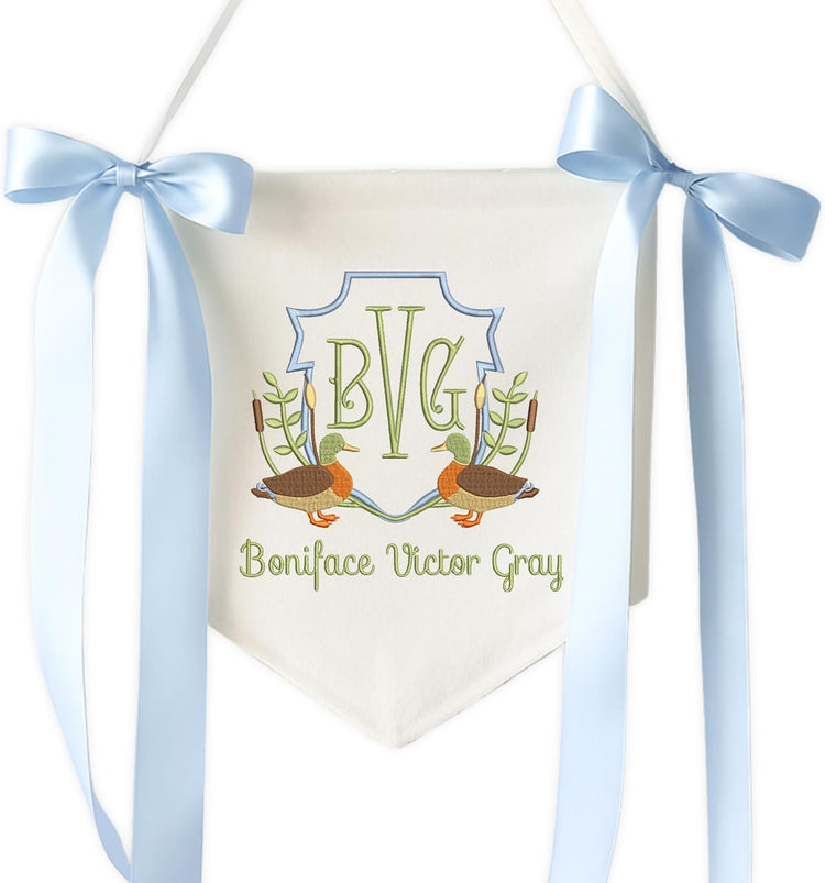 Personalized Embroidered Baby Name Banner — 8