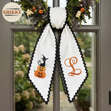 Halloween Personalized Wreath Sash — image 4