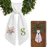 Christmas Personalized Wreath Sash