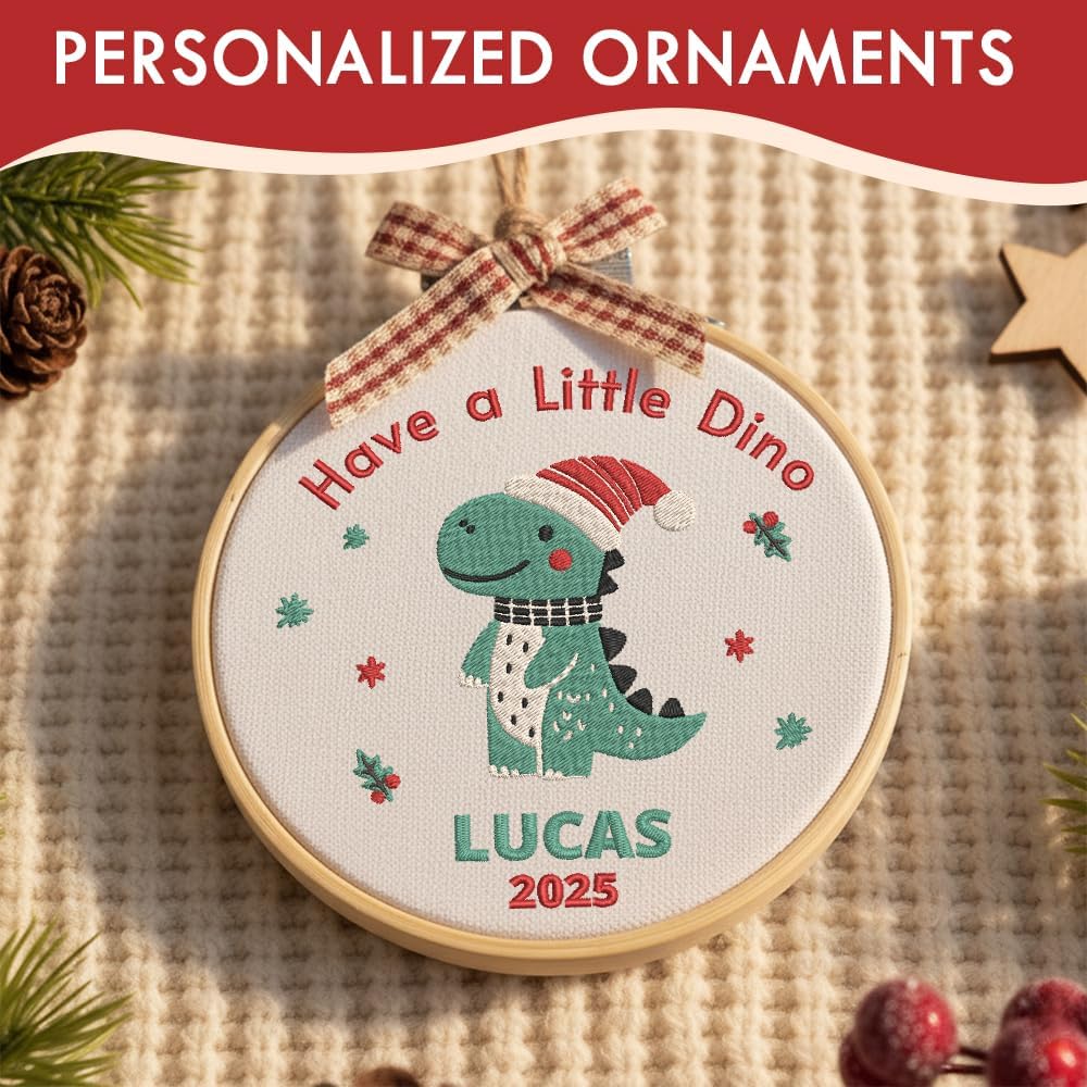 Personalized Baby's First Christmas Ornament — 2 — image 8