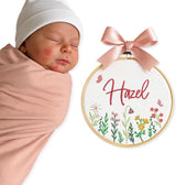 Personalized Embroidered Baby Name Hoop — 2