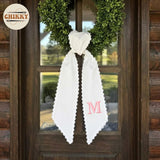 Monogram Personalized Wreath Sash — 10 - Initial — image 2